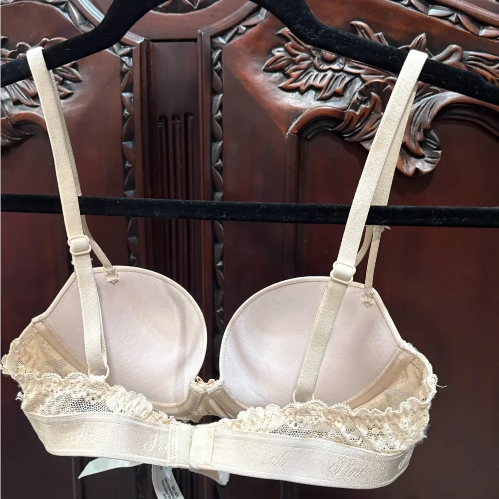 PINK push up balconette bra - Picture 2 of 4